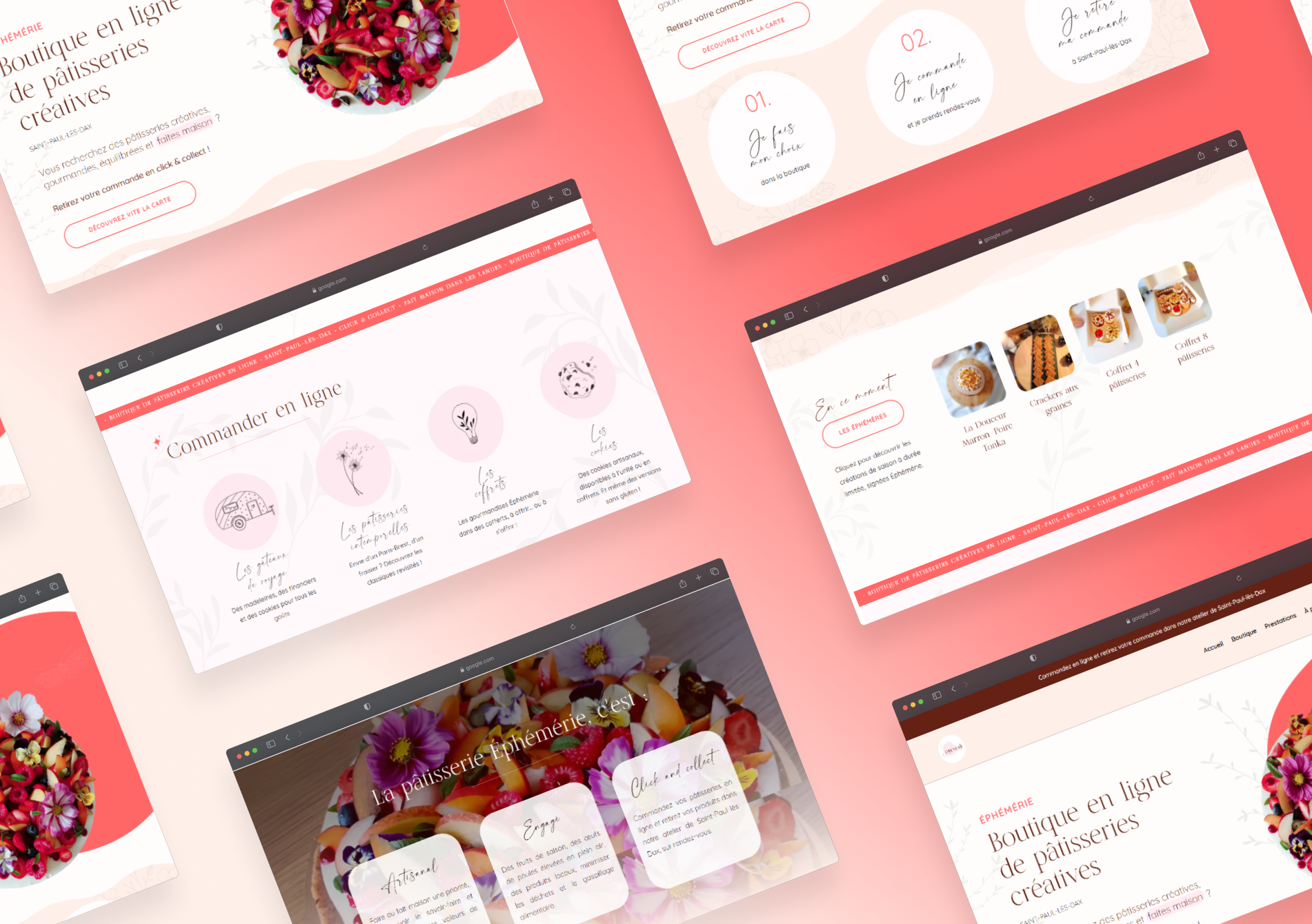 exemple boutique en ligne patisserie